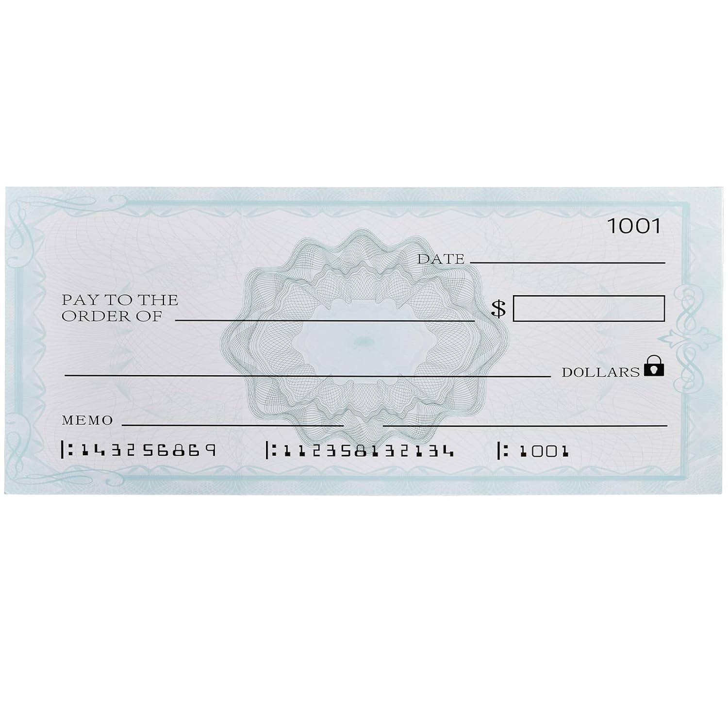 2PCS Giant Check Reusable Fake Check Big Large for Awards Presentation 32x13.5in gallery