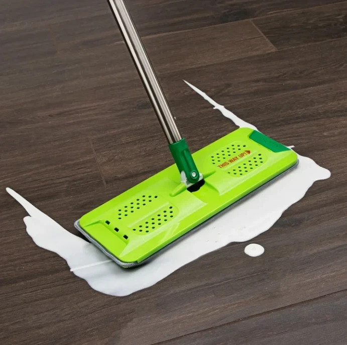 Libman Rinse N Wring Flat Mop System with Microfiber Pad gallery