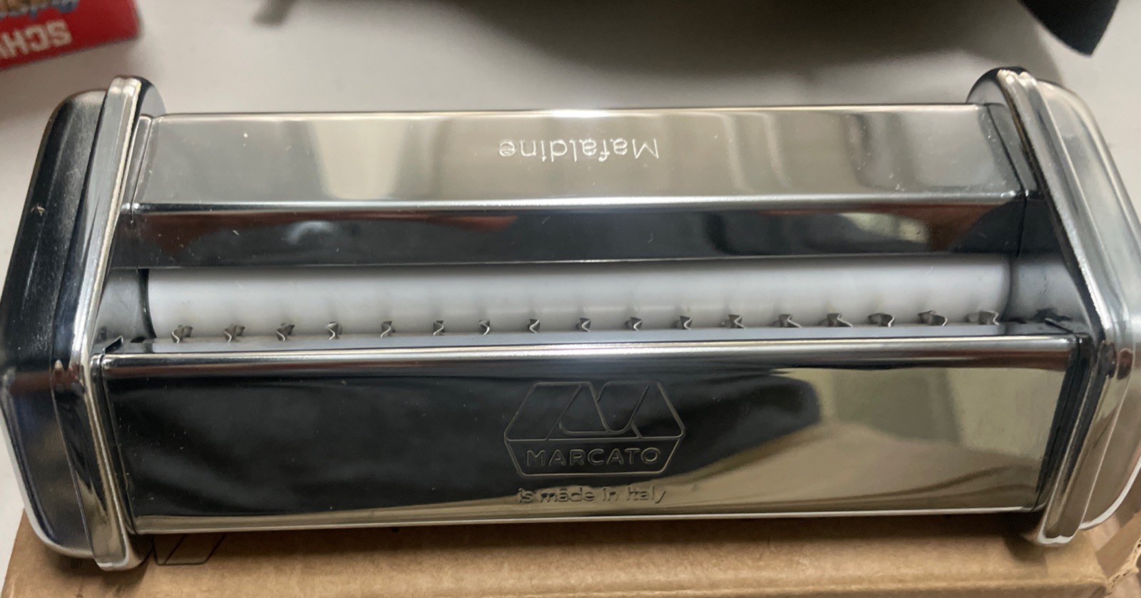Marcato Mafaldine Pasta Maker Attachment for Atlas 150, Dough thickness 8mm gallery