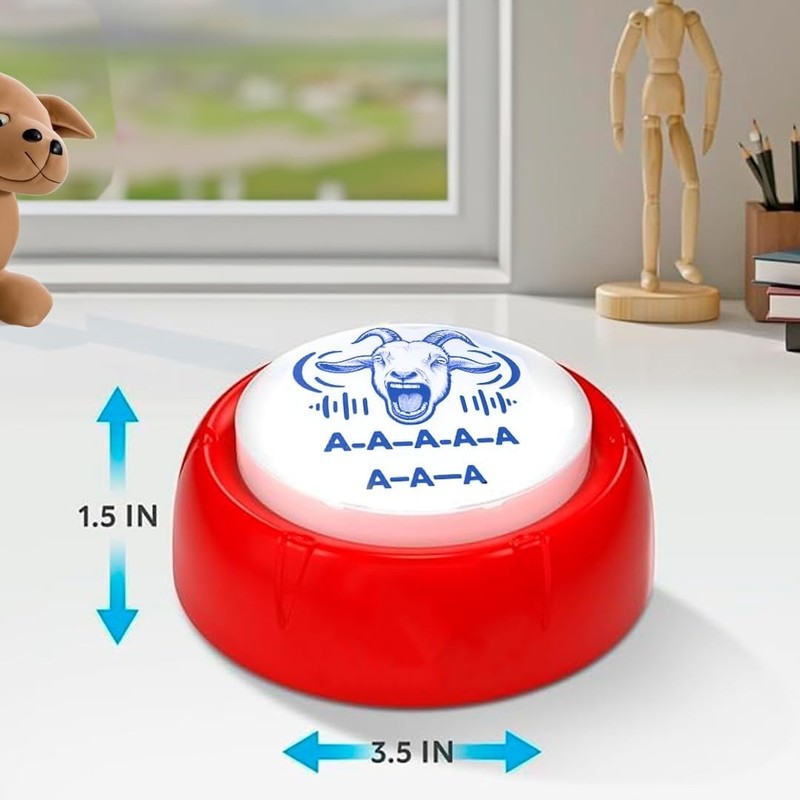 Funny Prank Screaming Button, Hilarious Bright Gags & Practical Joke Toys for Al gallery