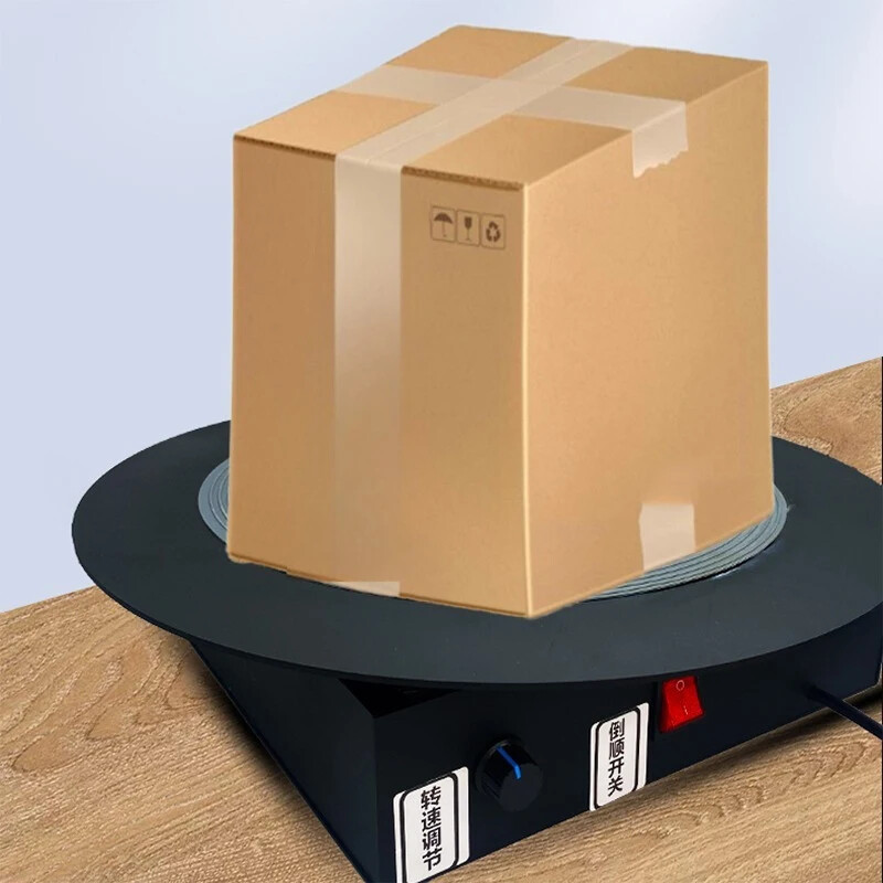 Winding Packaging Machine Metal Plate Turntable Express Carton Packaging Tool gallery