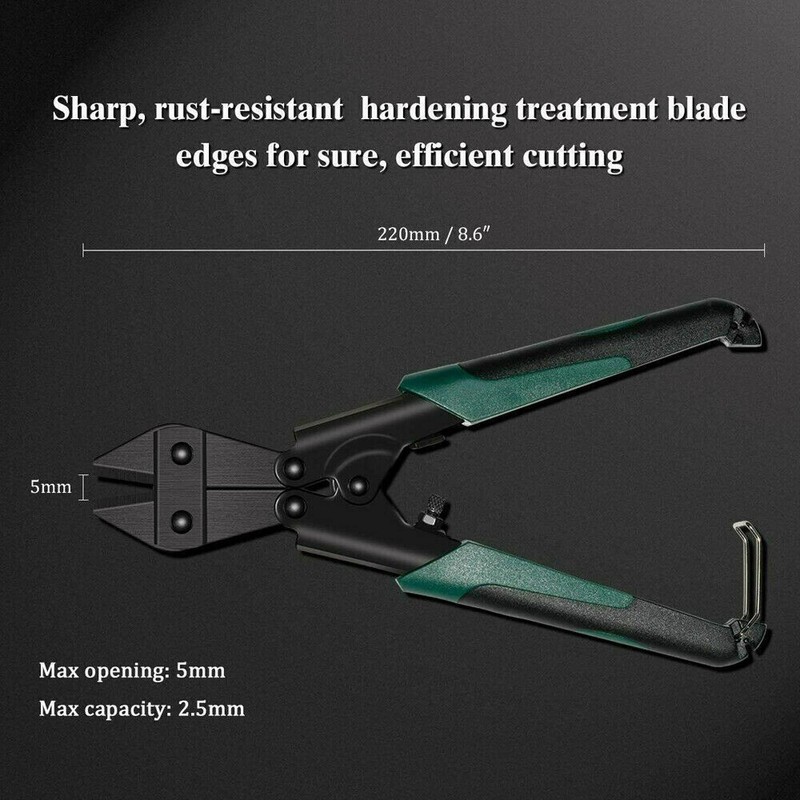 Cutting Pliers Hand Tool 8" Wire Cutters Crimper Self-Adjusting Cable Stripper gallery