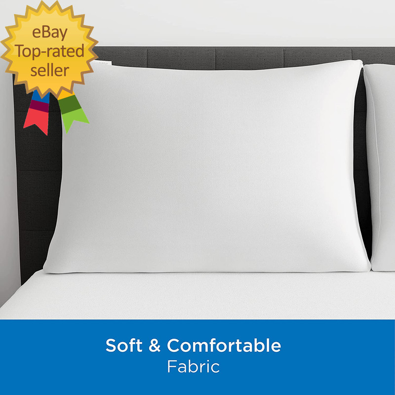 Set of 2 Standard/Queen Allerease Pillow Protectors - Moisture Wicking gallery