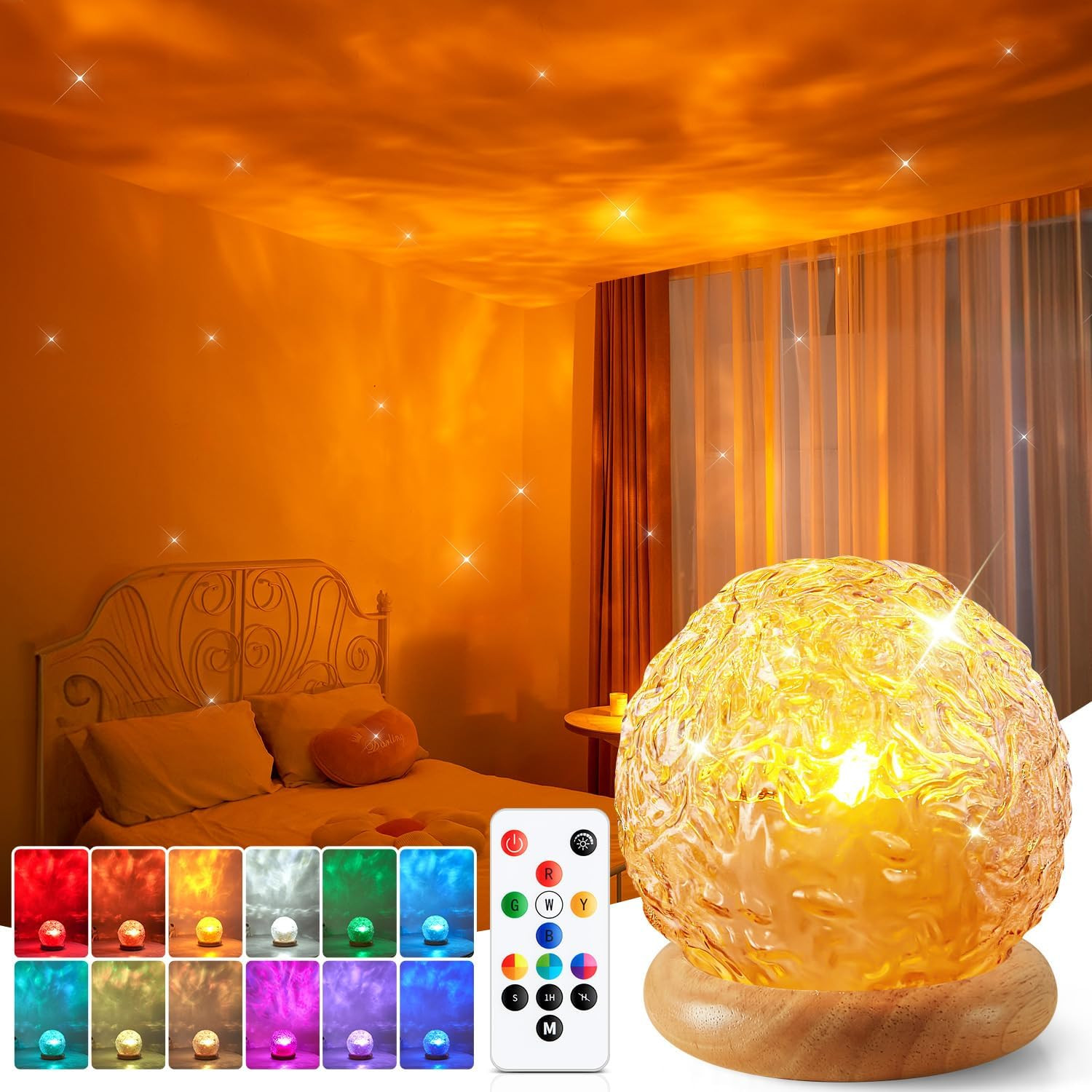 Ambient Lighting, 216 Modes Mood Lighting, 3-In-1 Sunset Lamp & Ocean Lamp & Nor gallery