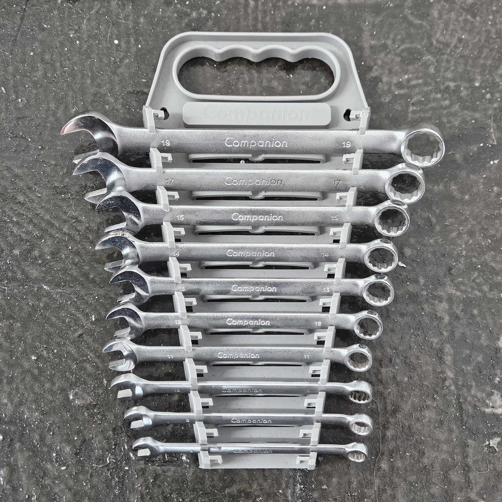 Companion 10 Pc Metric Combination Wrench Set 8 9 10 11 12 13 14 15 17 19 SEARS gallery