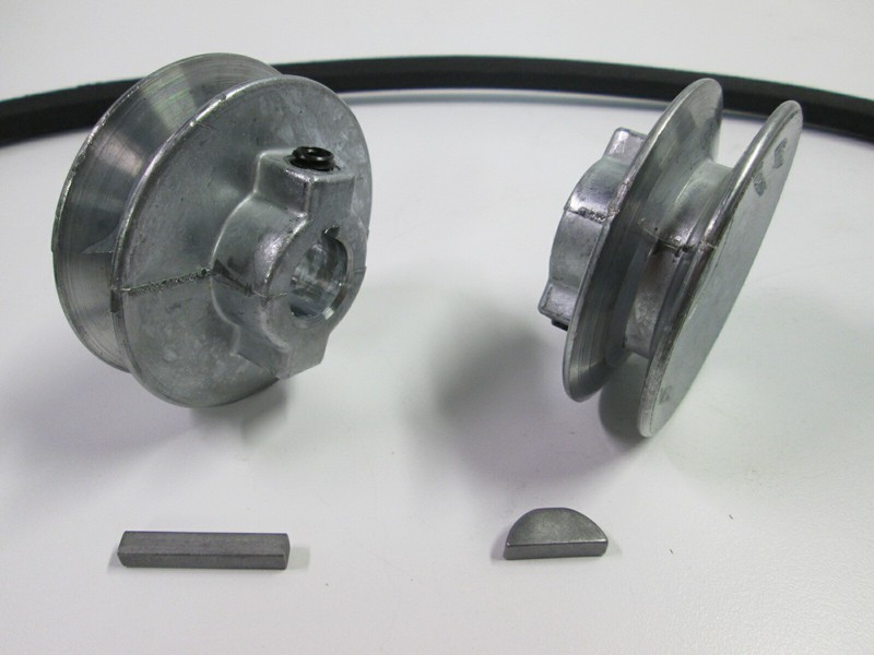 Sears Craftsman 10" Contractor Table Saw V - Belt Kit 2 1/2" Pulley Set & Keys gallery