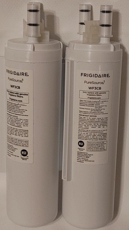 2 Pcs Frigdaire WF3CB Pure Source 3 Refrigerator Ice & Water Filter gallery