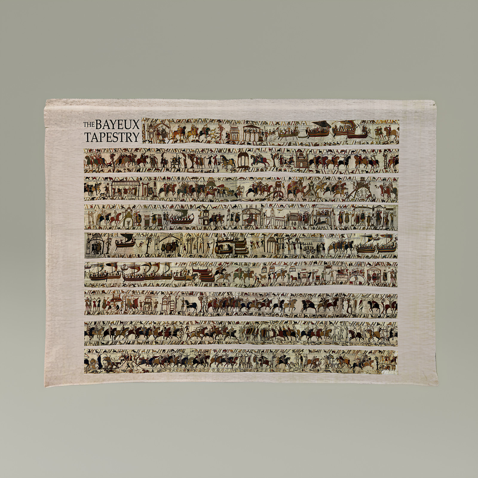 Bayeux Woven Tapestry, Norman Conquest Woven Tapestry, Battle of Hastings gallery