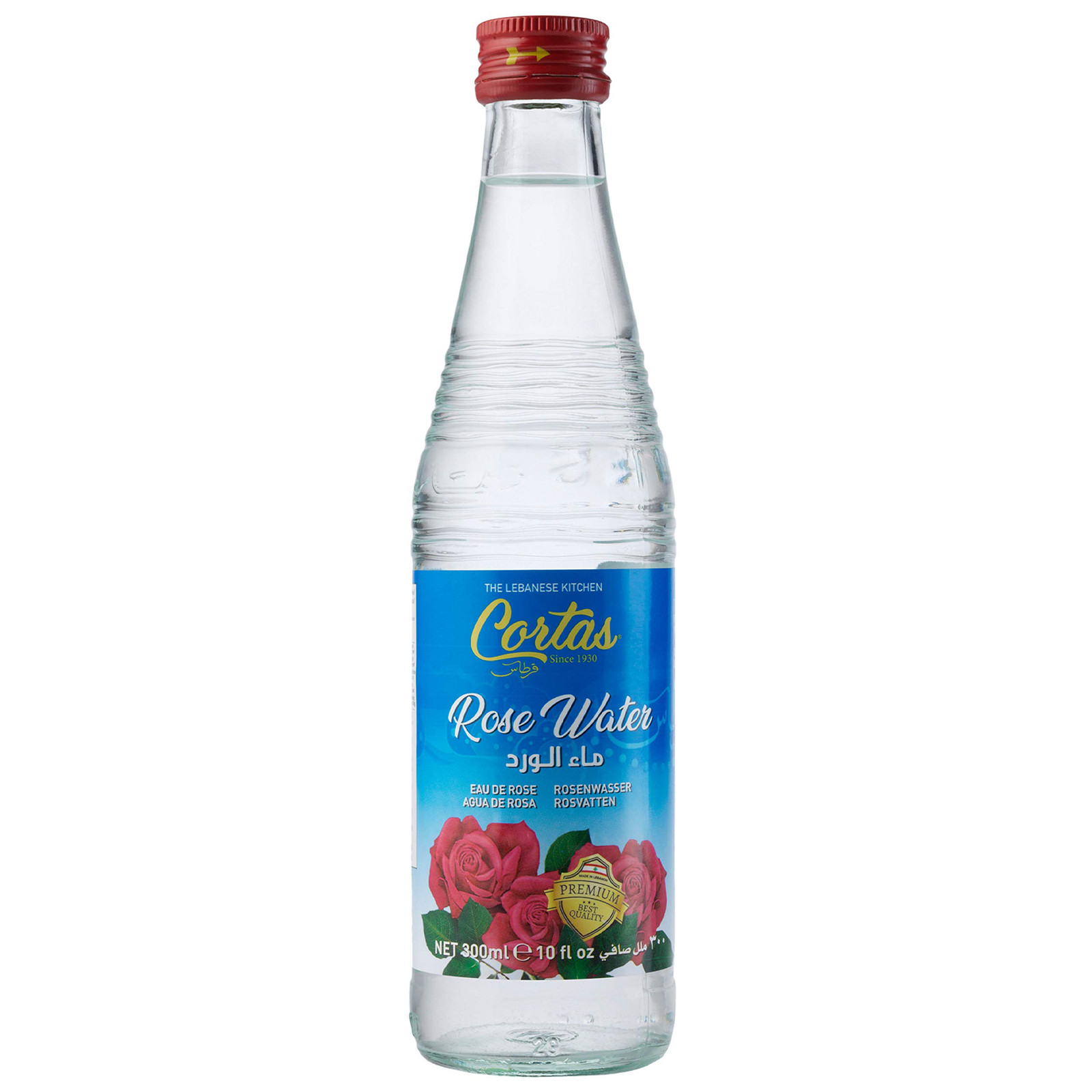 CORTAS Rose Water 10 Fl Oz Authentic Product of Lebanon for Cooking Baking gallery