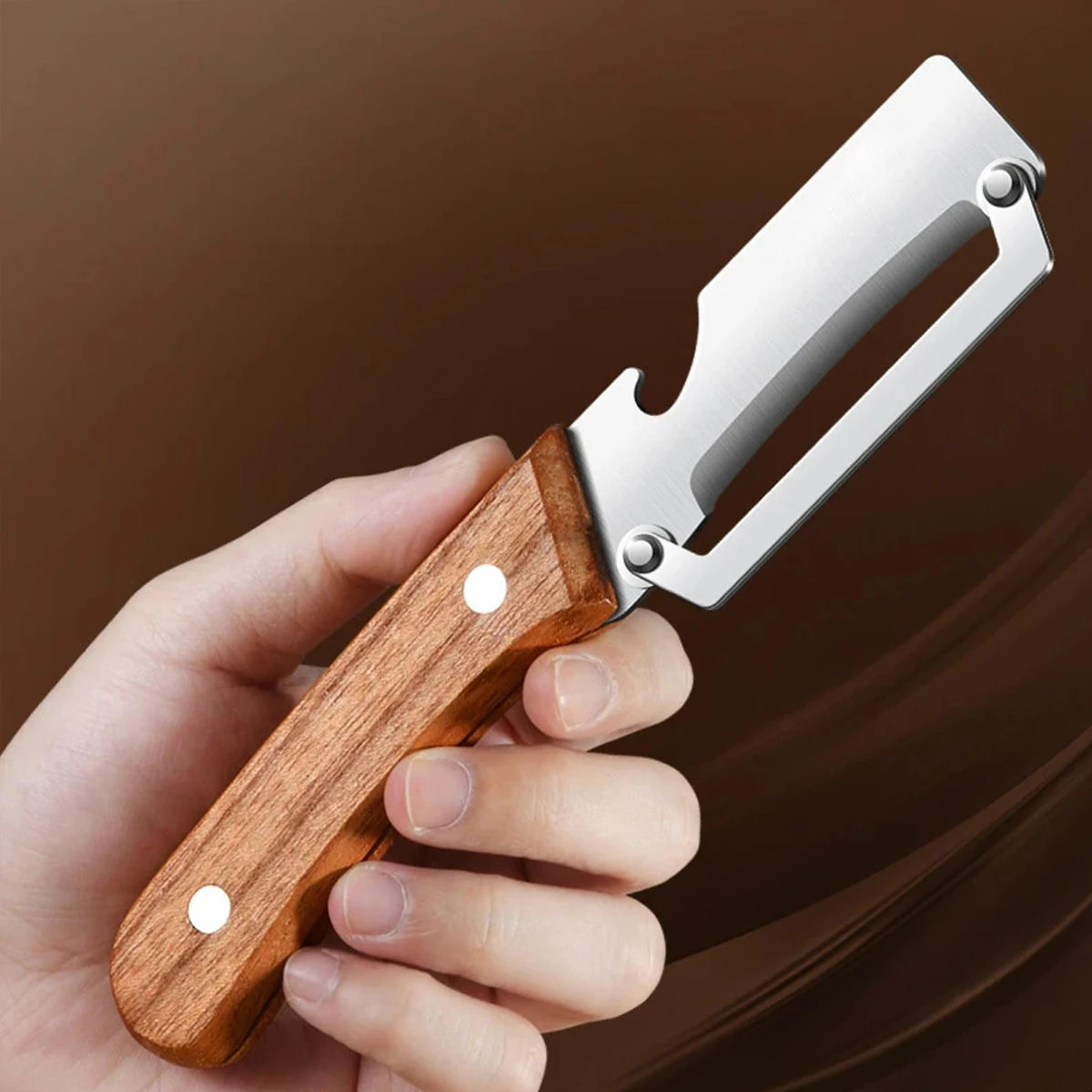NEW 2 in 1 Multi-Functional Vegetable Peeler for Kitchen Stainless Steel Peeler gallery