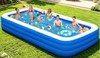 Extra Large Inflatable Pool for Adults 145" x 74" 22" Oversized Blow Up Family gallery