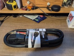 Prime wire and cable rd821024 4 ft. 40a 4-wire range cord – black