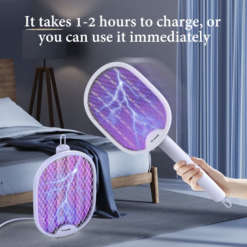 Multi functional electric mosquito swatter, handheld, wall mounted, desktop gallery