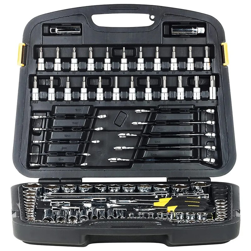 Stanley 91-931 Master Tool Set 120 Pieces of 1/4 3/8 1/2 Inch gallery