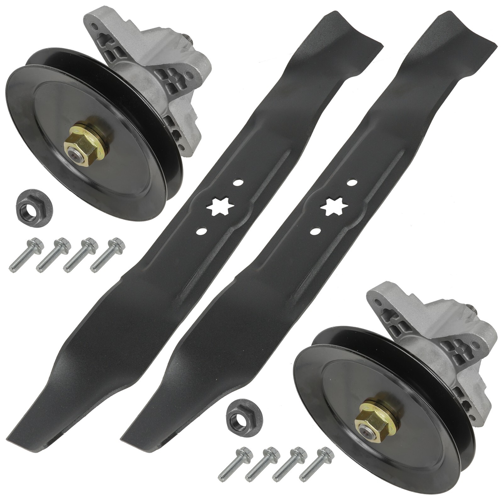 Deck Spindle with Pulley Blade For Troy Bilt Pony/ Range Rider/ Super Bronco 42" gallery