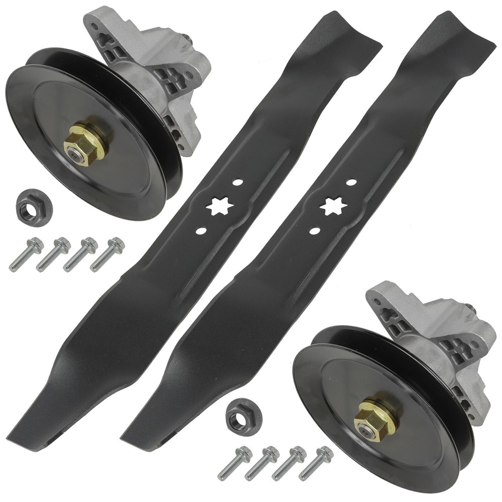 Deck Spindle with Pulley Blade For Troy Bilt Pony/ Range Rider/ Super Bronco 42"