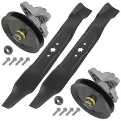 Deck Spindle with Pulley Blade For Troy Bilt Pony/ Range Rider/ Super Bronco 42″