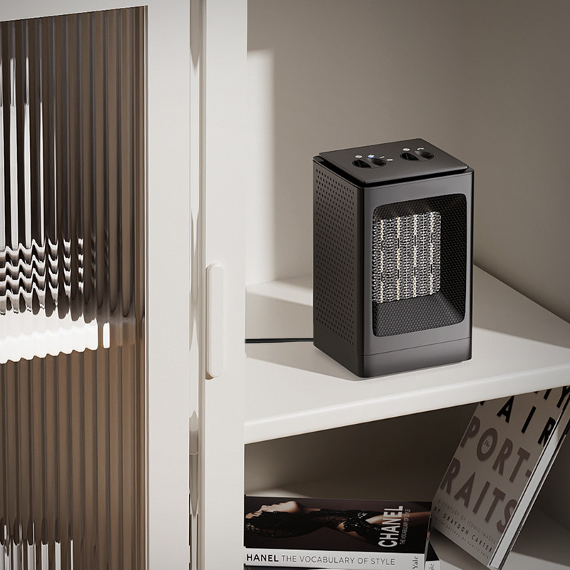 [LCD SCREEN+HANDLE] Electric Space Heater Adjustable 1500W Coil Heating Fan Home gallery