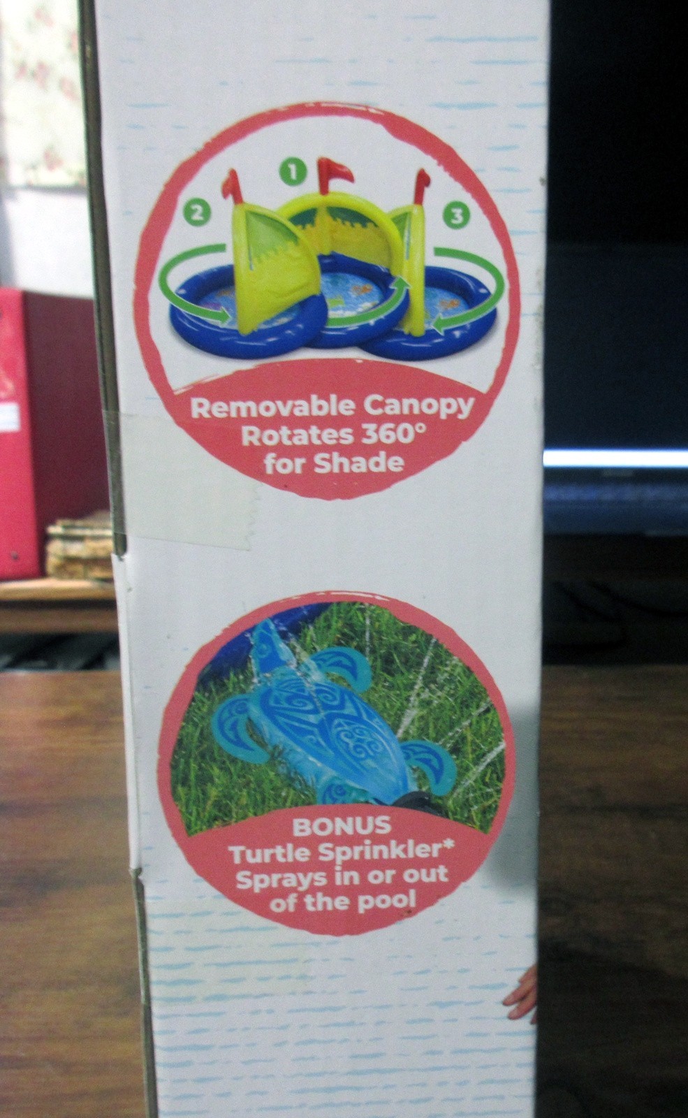 Sun Shield Sun Smart 36" Splash'n Play Sandcastle Pool Sprinkler with Canopy NEW gallery