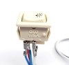 CW Fluorescent Lamp Starter Switch 3A 125V 2 Pole OFF-ON & OFF-OFF-(ON) Rocker gallery