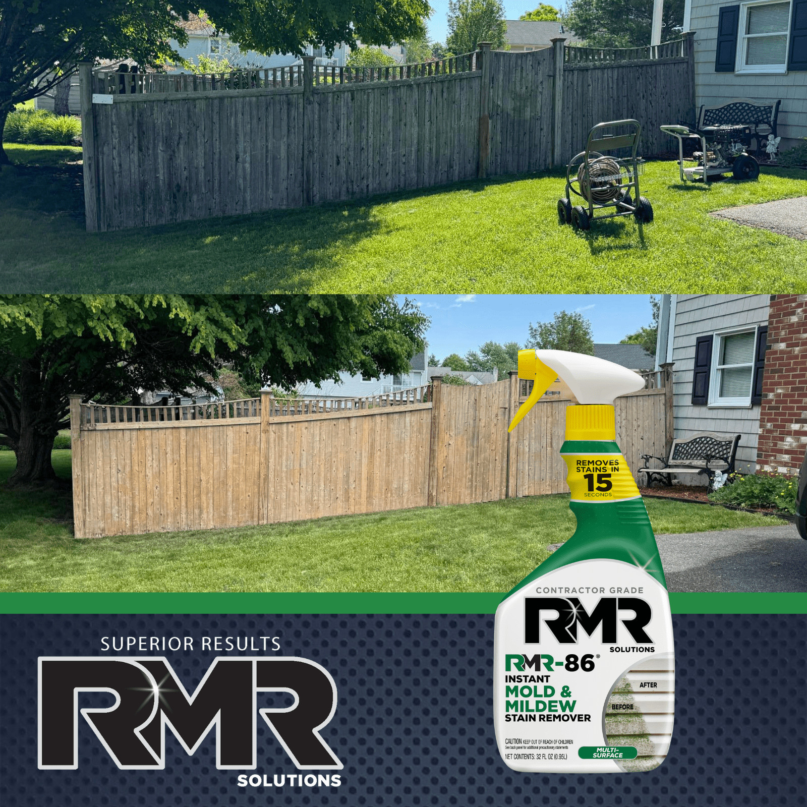 RMR Solutions 32-fl oz Mold and Mildew Stain Remover Outdoor Cleaner gallery