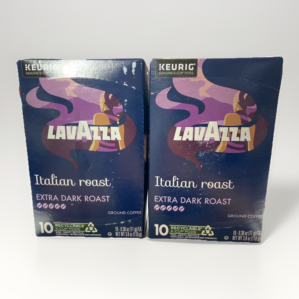 2 LAVAZZA ITALIAN ROAST EXTRA DARK ROAST KCUPS 10CT BB 06/14/2027 gallery