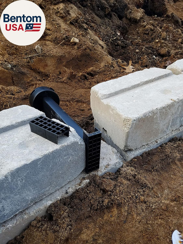 Universal Retaining Wall Block Drain 3-Pack (Tan) gallery