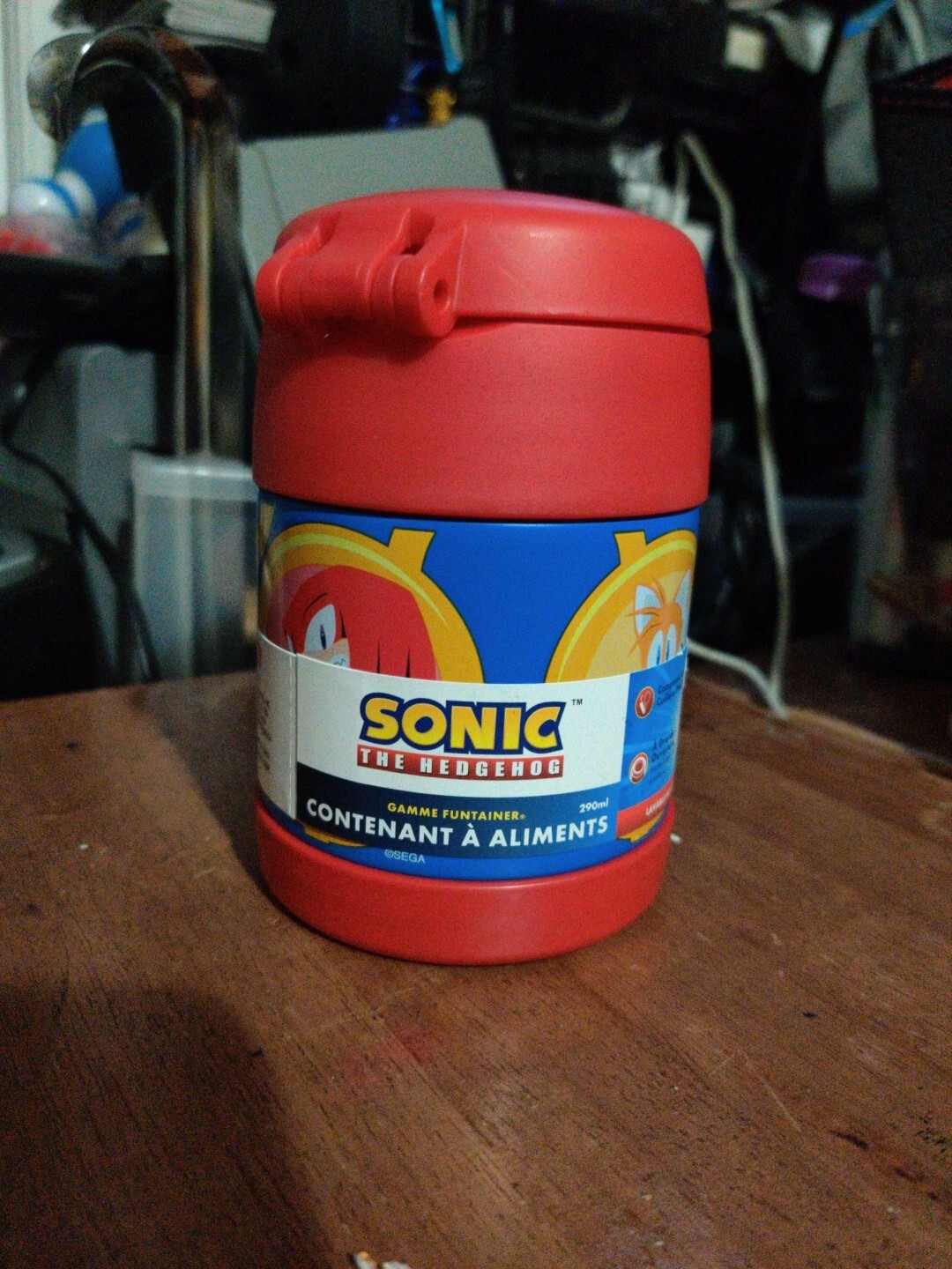 Sonic The Hedgehog Thermos FunTainer 10oz Vacuum Insulated Jar gallery