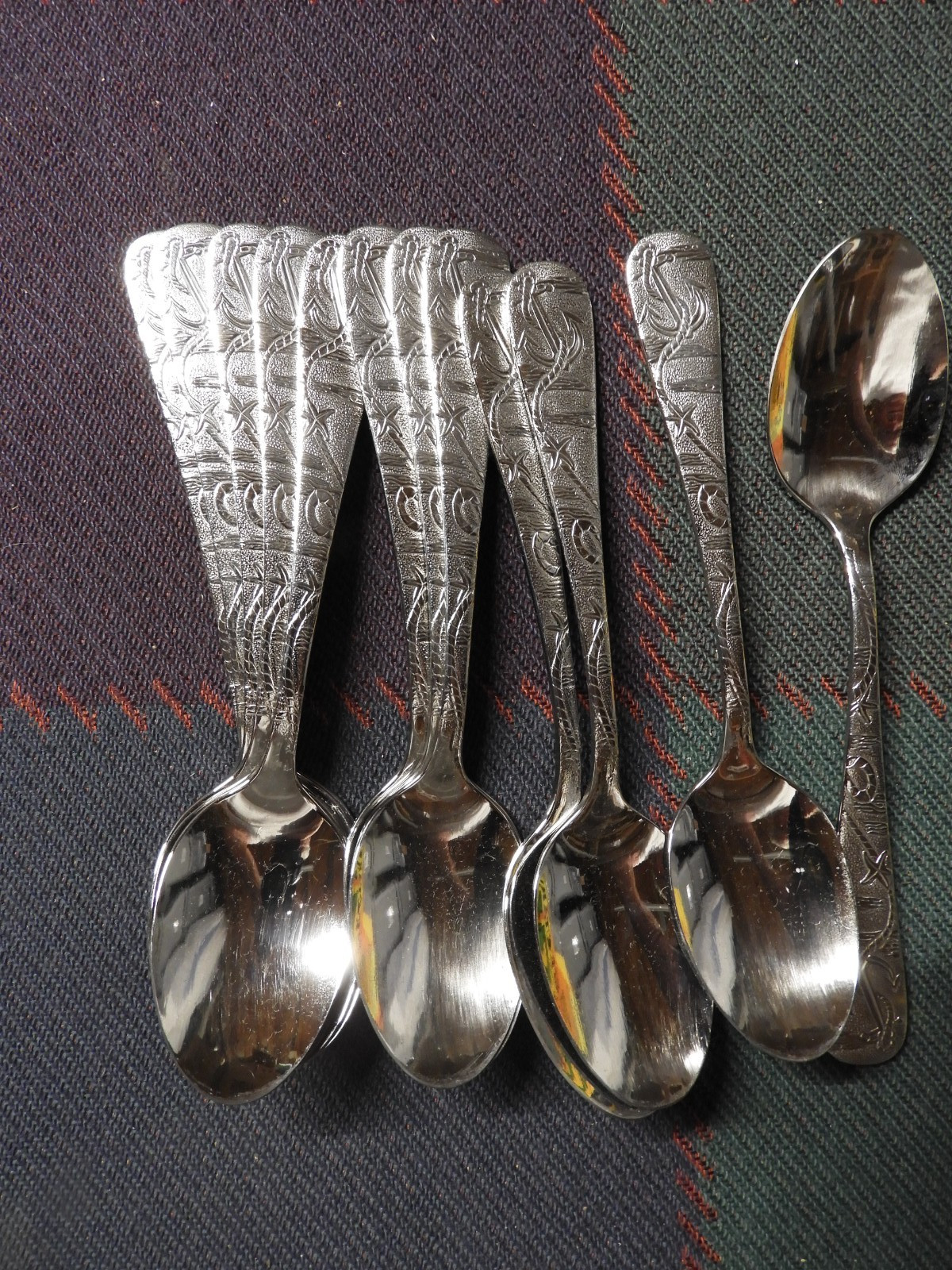 12 Liberty Tabletop, USA - Place Spoons - 7 in. - Old Harbor Pattern - NEW 2nd gallery