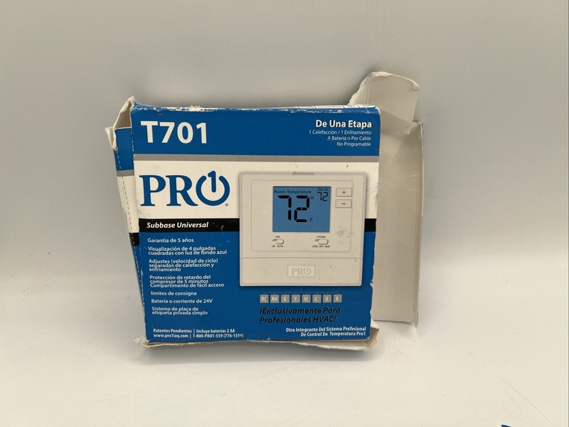 Pro1 T701 Digital Non-Programmable Thermostat (1H/1C) Professional Thermostat gallery