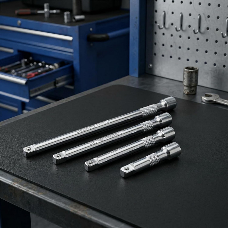 EMSTAR 4PCS 1/4" Drive Socket Extension Set – 2", 3", 4", 6" CR-V Bars gallery