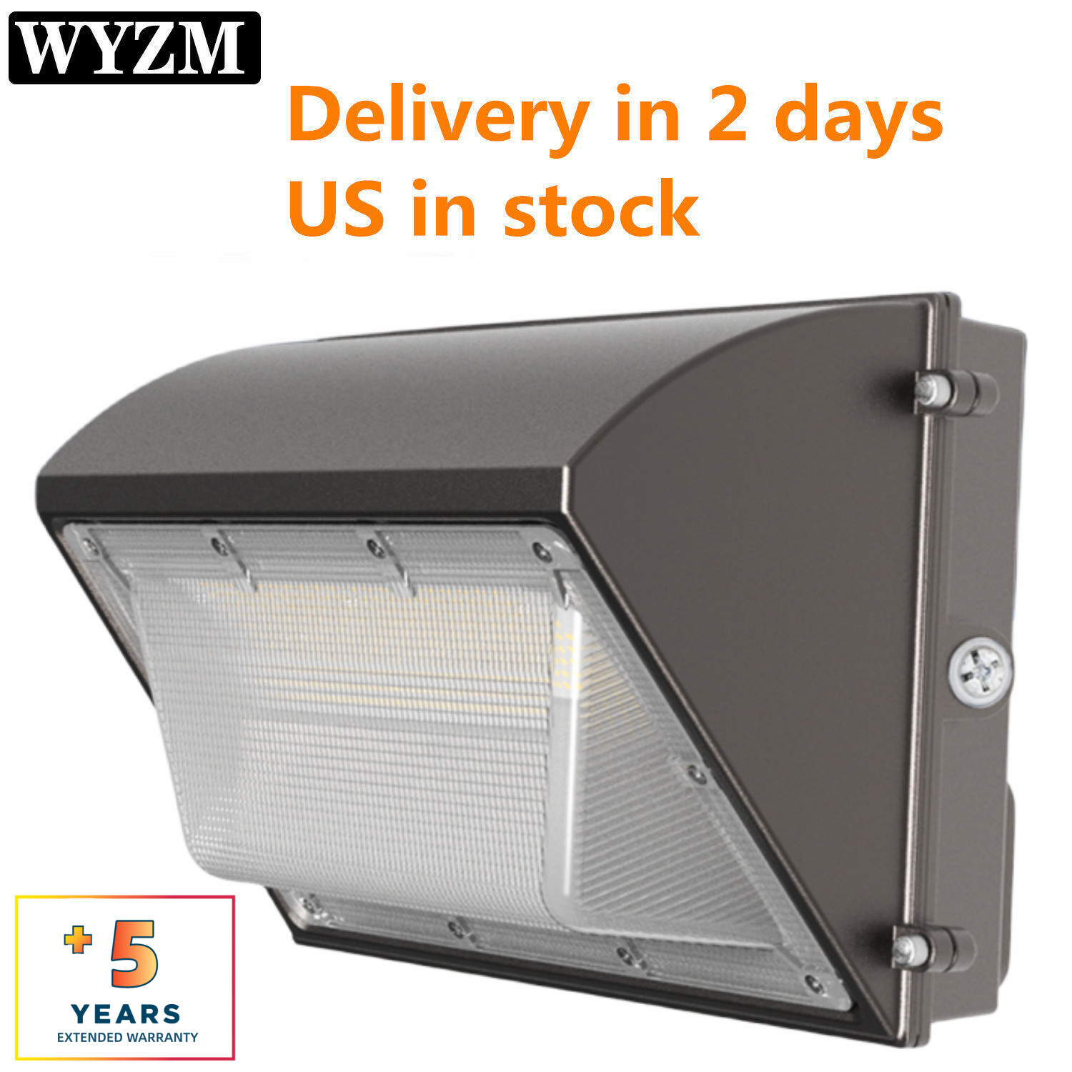 1,8000 Lm 150W LED Wall Pack Lights with Dusk to Dawn Photocell IP65 Waterproof gallery