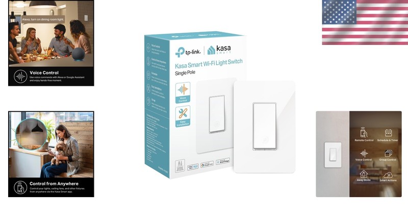 Wi-Fi Enabled Light Switch with Voice Control - Easy App Setup, No Hub Needed gallery
