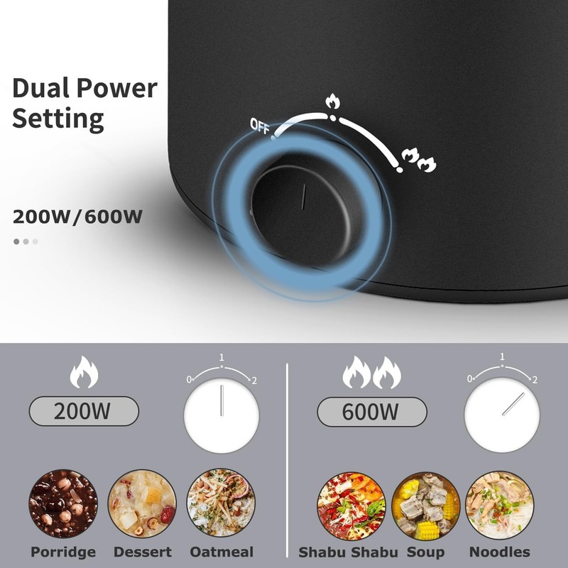 Travel-Friendly Multifunctional Electric Cooker - Efficient Meal Prep Solution gallery