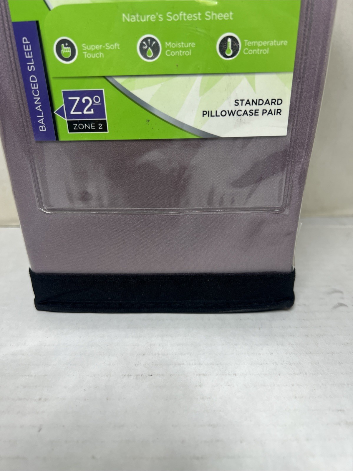 SHEEX 100% VISCOSE MADE FROM BAMBOO STANDARD PILLOWCASES LILAC SET OF 2 gallery