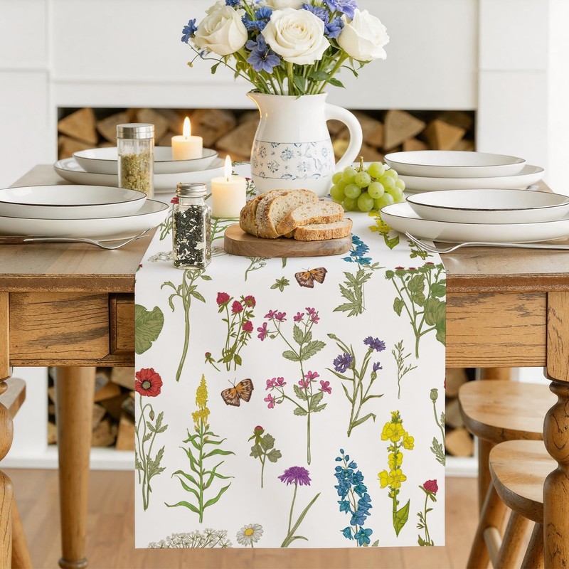 Summer Decorations for Home - Summer Table Runner - Spring Decor for Indoor O... gallery