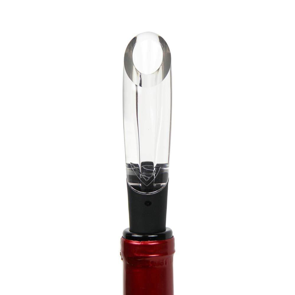 On-Bottle Aerator for Red and White Wines Black Wine Pourer Bar Accessory gallery