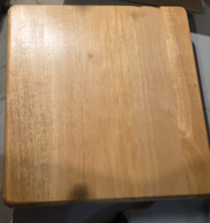 Small Wood Serving Table Solid Wood Pine Easy Assembly Minimalist Design Sturdy gallery