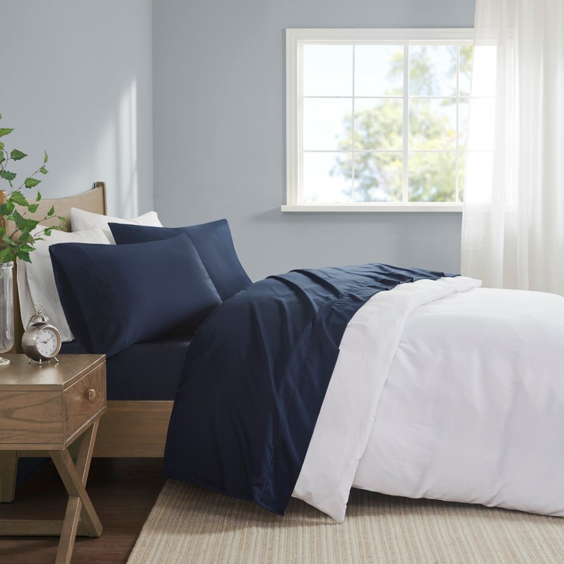 Madison Park 600 Thread Count Pima Cotton Deep Pocket Sheet Set gallery