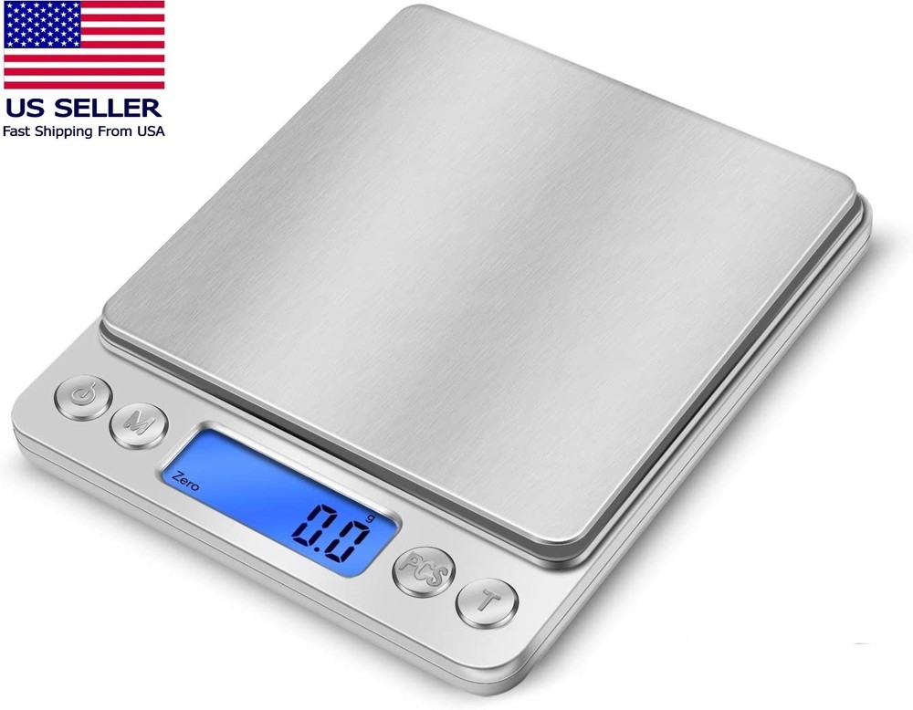 3000gx0.1g Digital Scale Mini Size for Jewelry Gram Silver Gold Coin Herb Grain