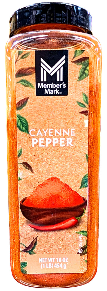 Member's Mark Cayenne Pepper 16 Oz EXP 12/2027