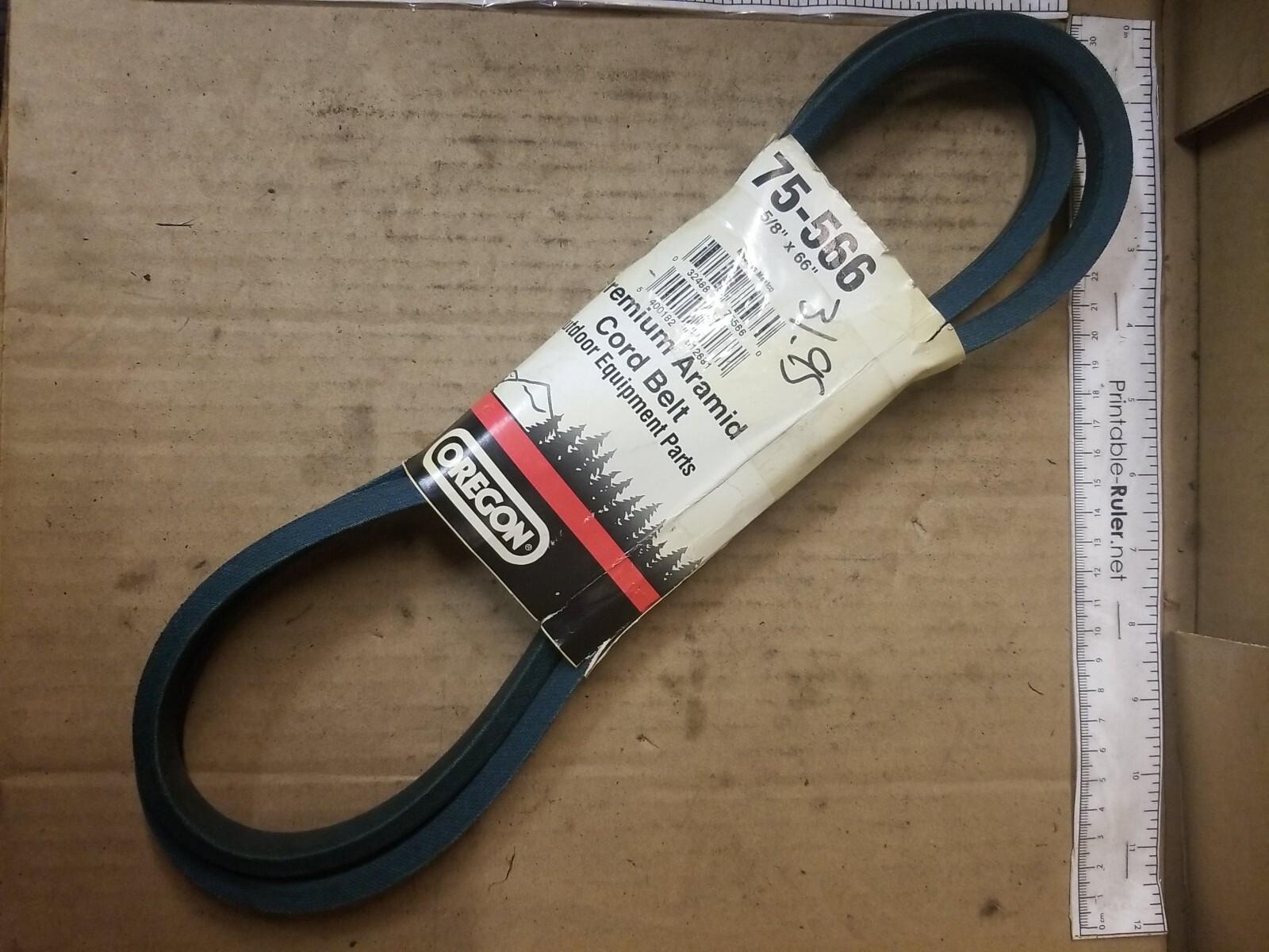 75-566 Oregon - 5/8" X 66" Replacement Belt gallery