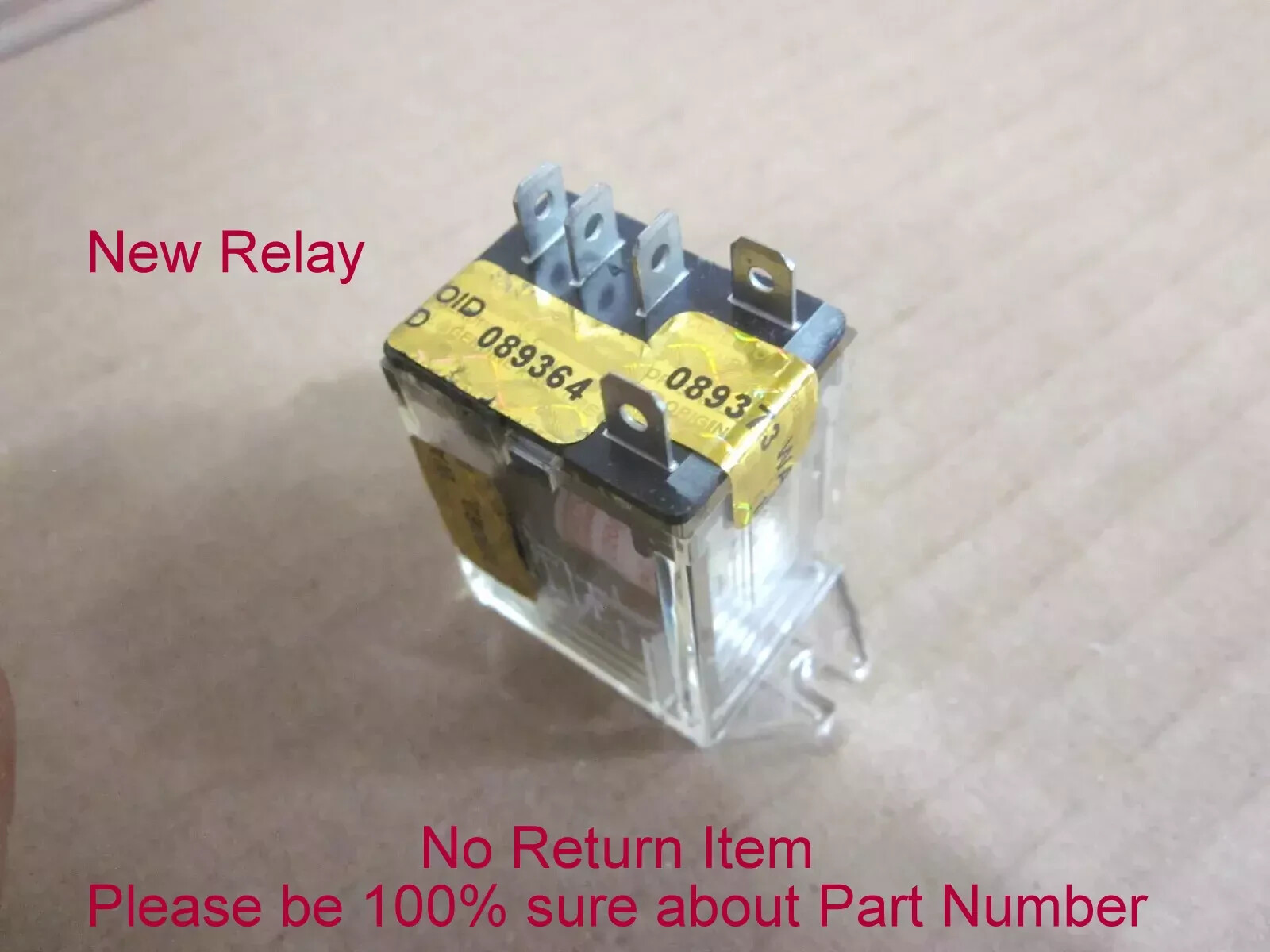 (New) Frigidaire 318112701 Range Cooling Fan Relay PCLH-108A1F-01 (Replacement) gallery