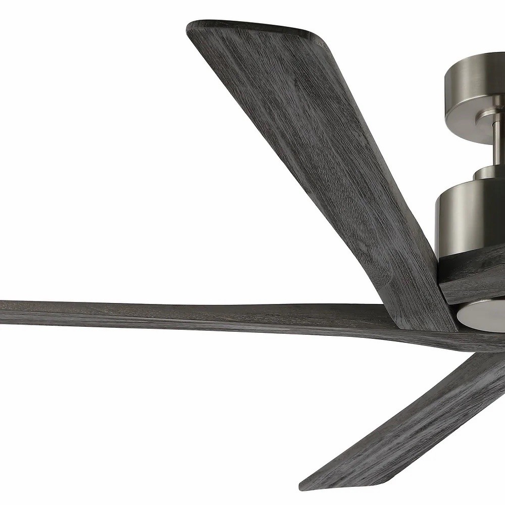 WINGBO 54 Inch DC Motor Indoor Ceiling Fan without Lights - Brushed Nickel/Gray gallery