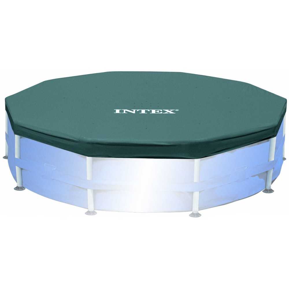 Intex 15' Round Frame Above Ground Pool Debris Cover with Drain Holes (Open Box)