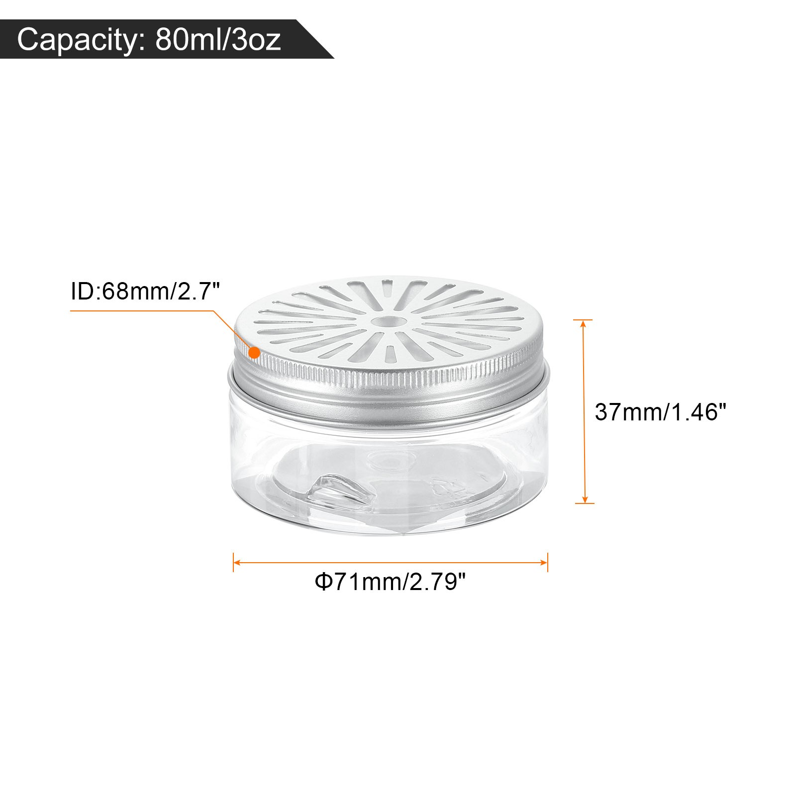 12 Pcs Empty Scent Beads Storage Container 3oz/80ml Air Freshener Tins gallery
