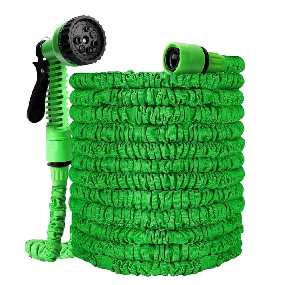 Expanding Expandable Flexible Garden Water Hose w Spray Nozzle 25, 50, 75, 100FT gallery