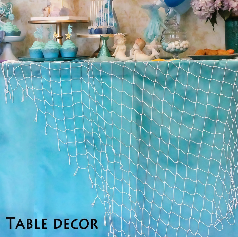 1pc Beach Theme Fish Net Party Decoration 39x79in Home Bedroom Decor - NEW gallery