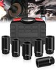 1/2 Drive Crank Bolt Socket Set, 17MM 19MM 21MM 22MM 24MM 27MM Harmonic Balancer gallery