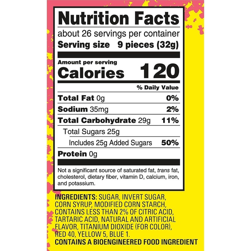 SOUR PATCH KIDS Watermelon Soft & Chewy Candy, Family Size, Bulk Candy, 1.8 lb gallery